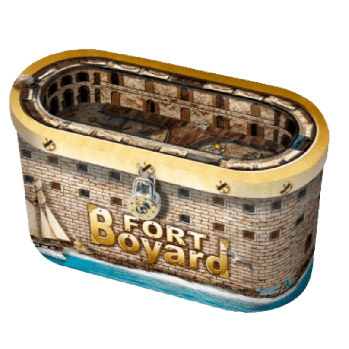 Petite boîte Fort Boyard avec cadenas